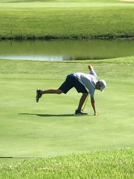 Issac Braman competes