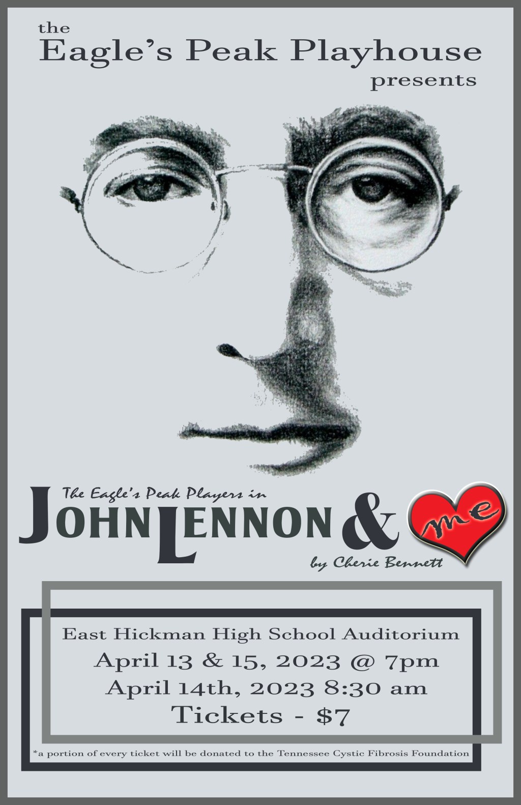 New play April 13-15! Come out and support&nbsp;theater